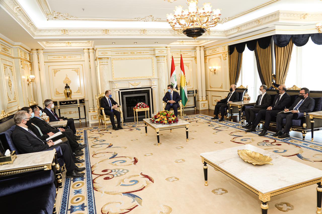 جانب من اجتماع اليوم - صورة: KRG